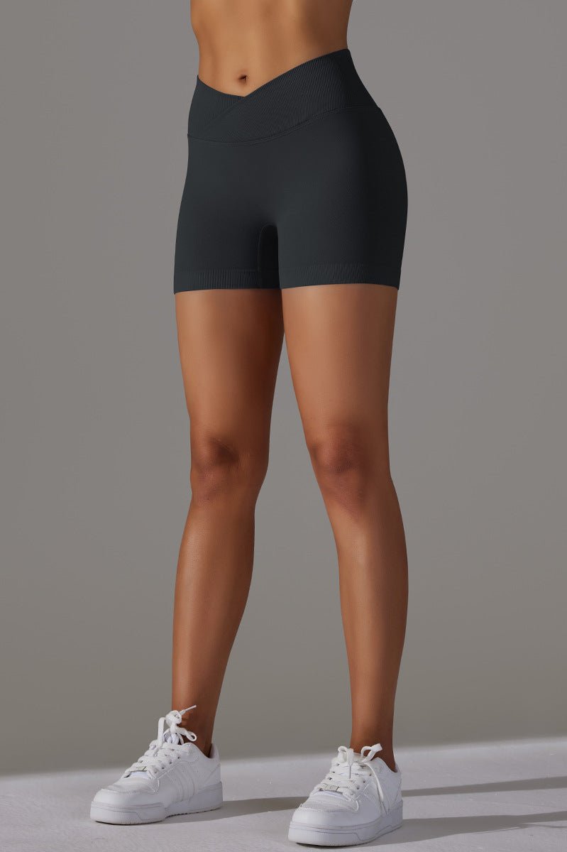 Zencurve Scrunch Shorts   -shape   Mid Waist  Black Small   Black