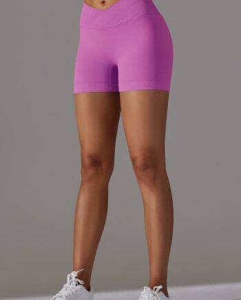 Zencurve Scrunch Shorts   -shape   Mid Waist  Pink Small   Pink