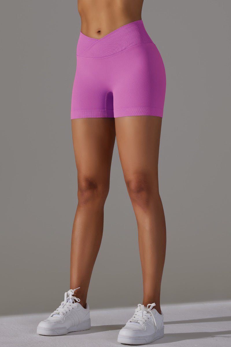 Zencurve Scrunch Shorts   -shape   Mid Waist  Pink Small   Pink