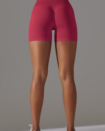 Zencurve Scrunch Shorts Red Large   Red