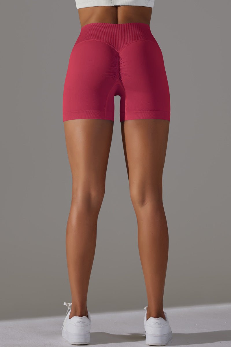Zencurve Scrunch Shorts Red Large   Red