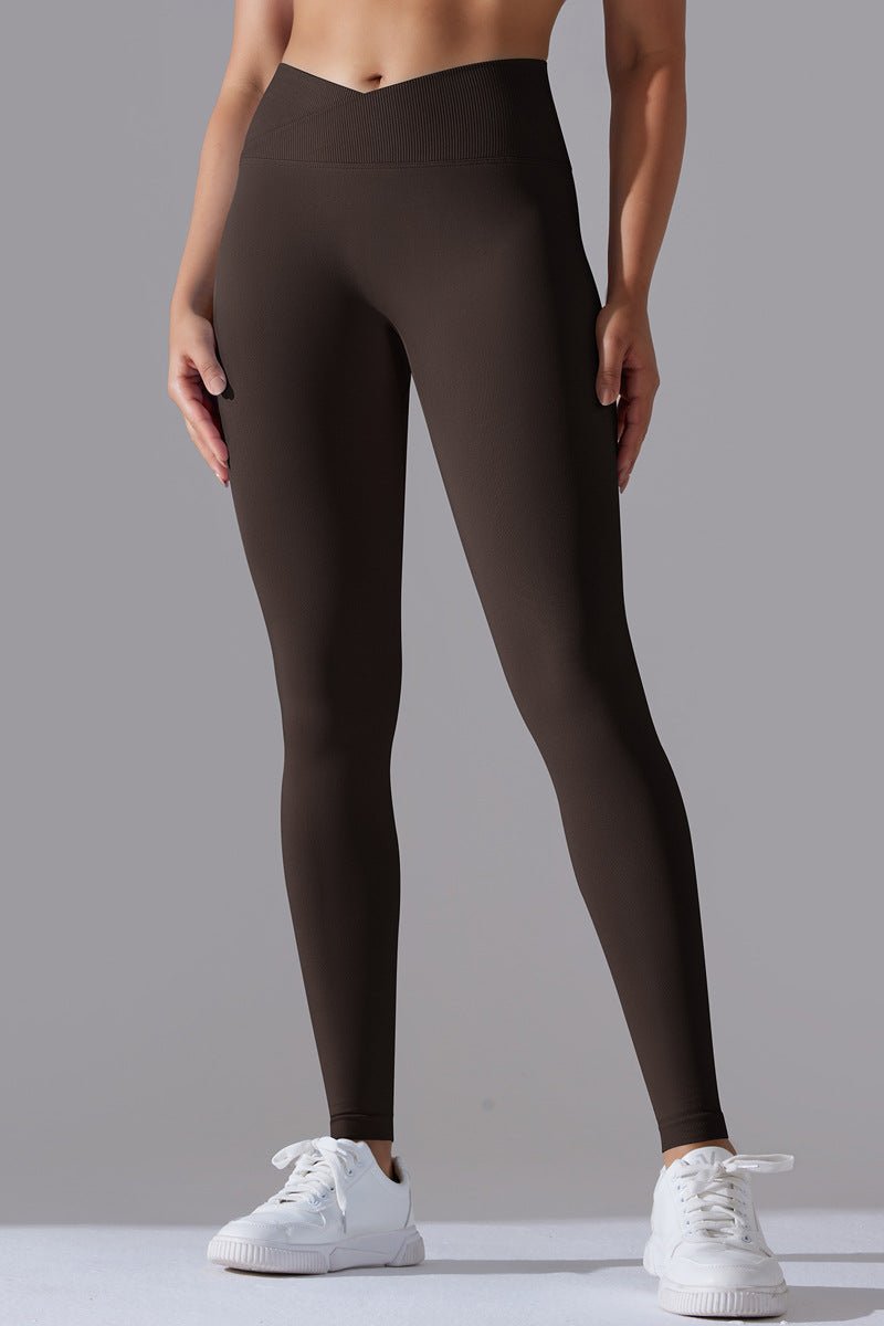 Zencurve Scrunch Tights Brown Small   Brown
