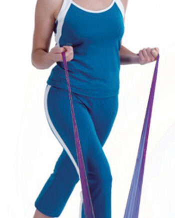 Aserve Latexfri Træningselastik Super Heavy Violet   5m