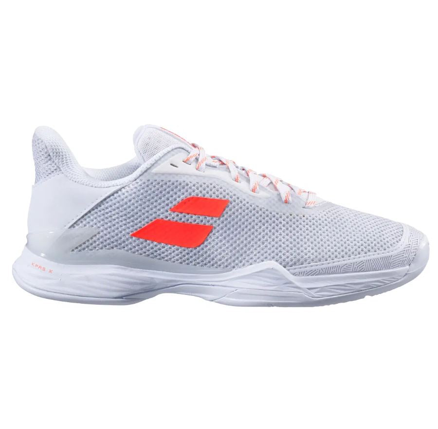 Babolat Jet Tere Clay Women Padelsko White Living Coral 38