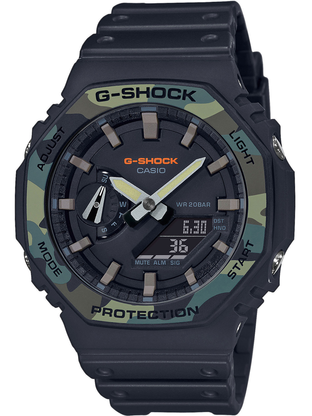 Casio Ga-2100su-1aer Herreur -shock
