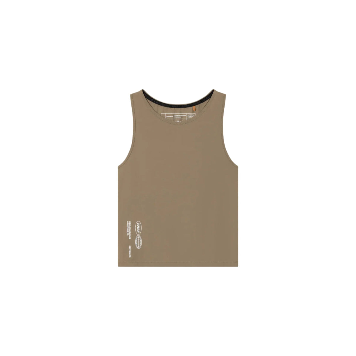 Cuera Oncourt Cropped Tank Top  Walnut  Xs