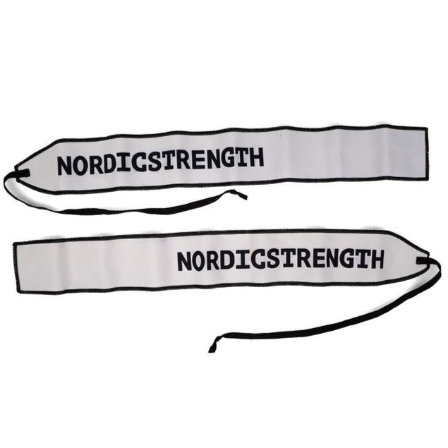 Håndledsstøtte   Nylon Fra Nordic Strength  Hvid