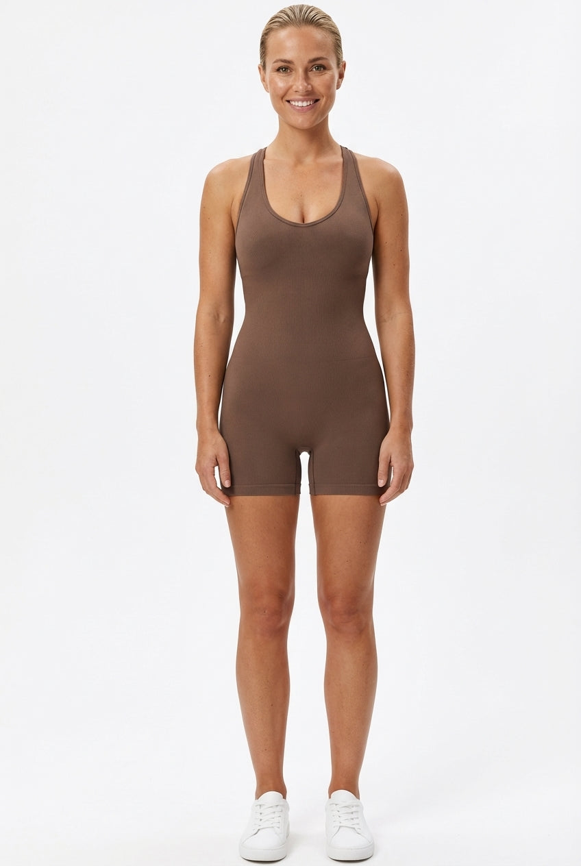 Liv Jumpsuit Brown Small Brown