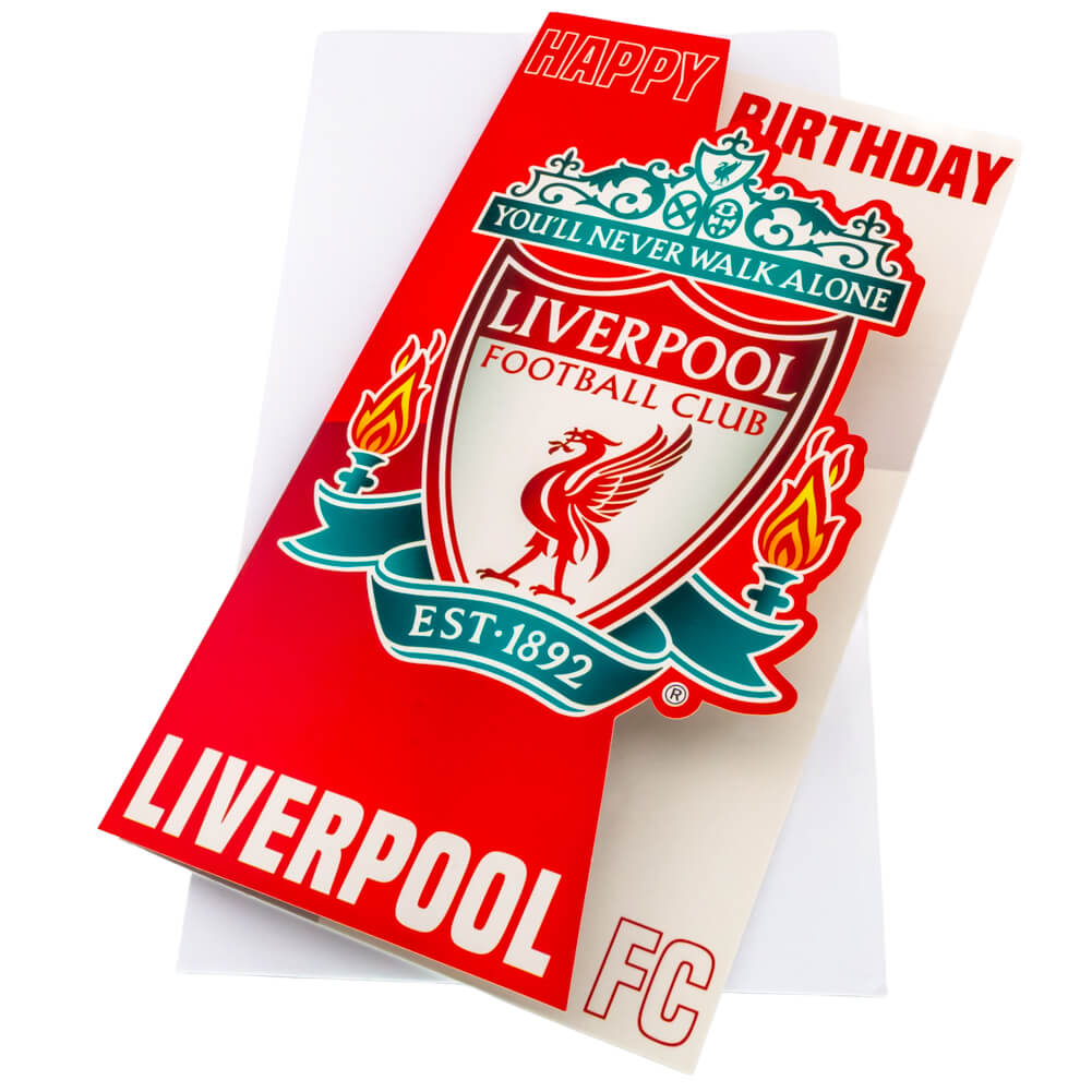 Liverpool Fc Logo Fødselsdagskort