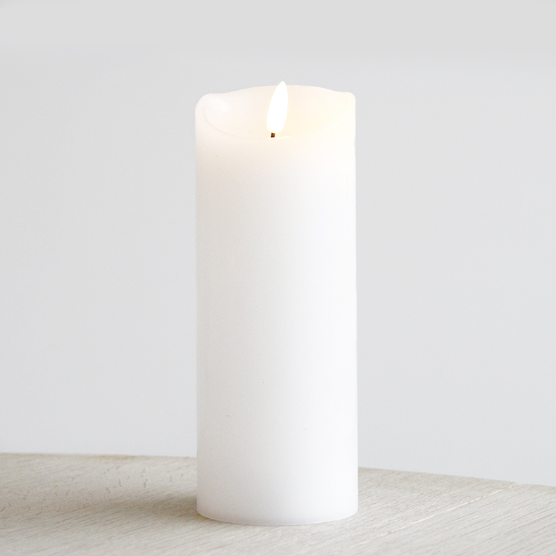Luce Led Bloklys 20 Cm Elfenben