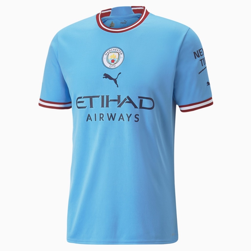 Manchester City Home Jersey 2022 23 Youth-128 Ys