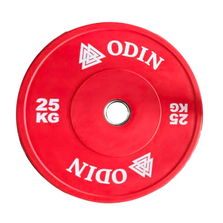 Odin Olympic Farvet Bumper Vægtskive 25kg    Stk