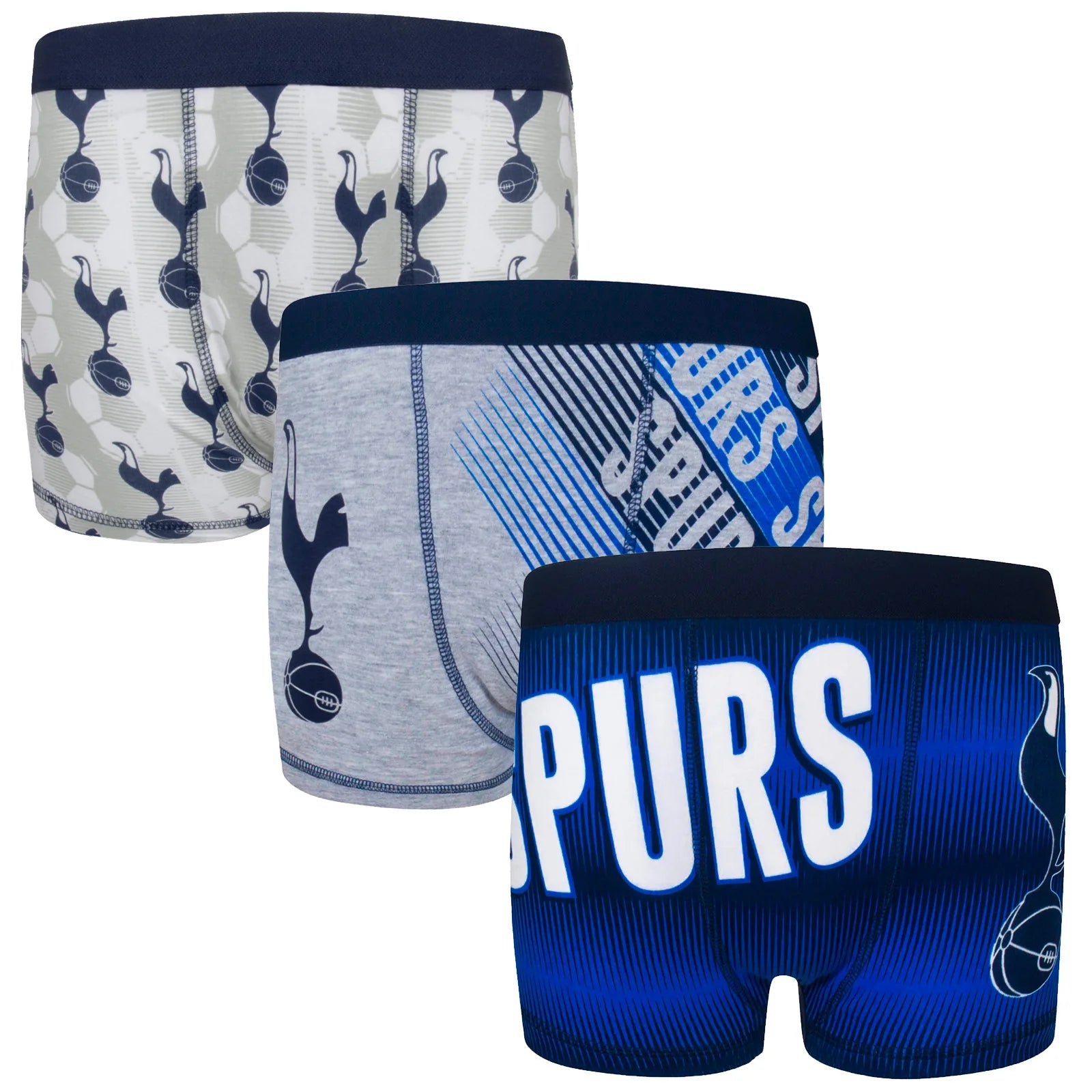 Officielle Tottenham Hotspur Fc Boxershorts Til Drenge   -pak  -  år