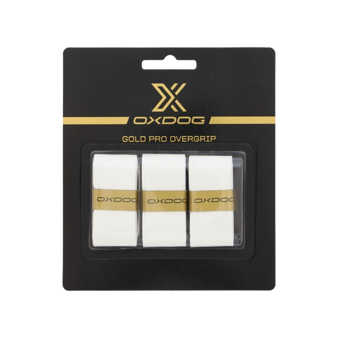 Oxdog Gold Pro Overgrips -pak White