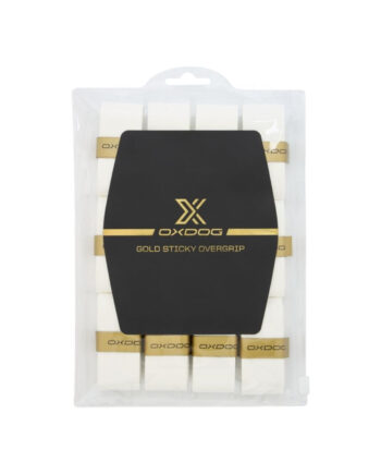 Oxdog Gold Sticky Overgrips  12-pak  White