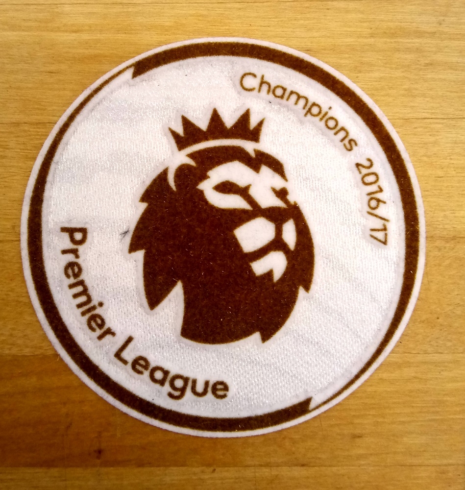 Premier League Champs Sleeve Badge 2016-2017 Player -player