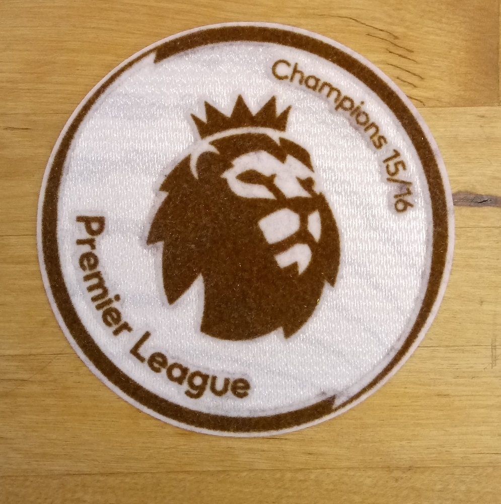 Premier League Champs 2015 16 Sleeve Badge Player -player