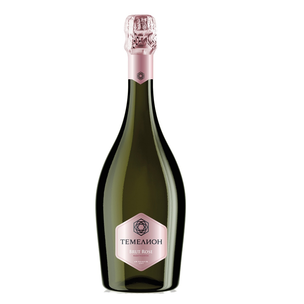 Temelion Brut Rose Russian Champagne- 75
