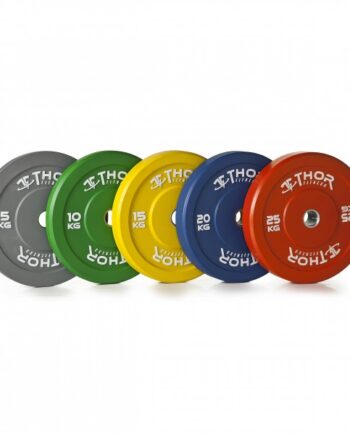 Thor Fitness Farvet Bumper Vægtskiver 10kg   50mm    Stk