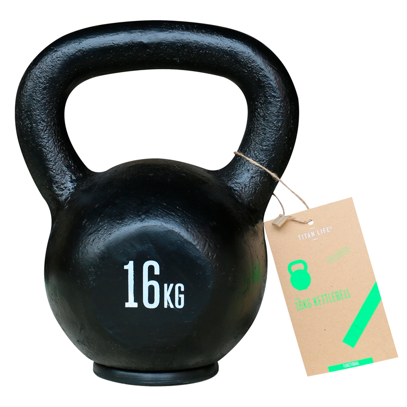 Titan Life Kettlebell 16 Kg   Støbejern