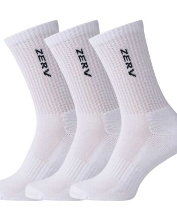 Zerv Performance Socks Long  -pack White