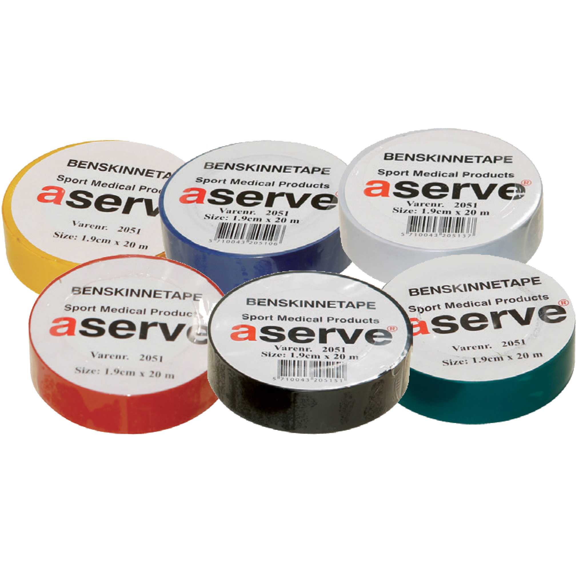Aserve Benskinne Sportstape Pakketilbud
