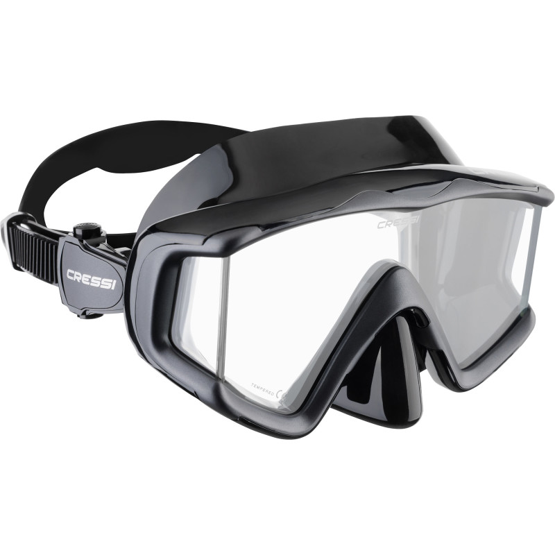 Cressi Liberty Triside Dykkermaske Sort Grafit