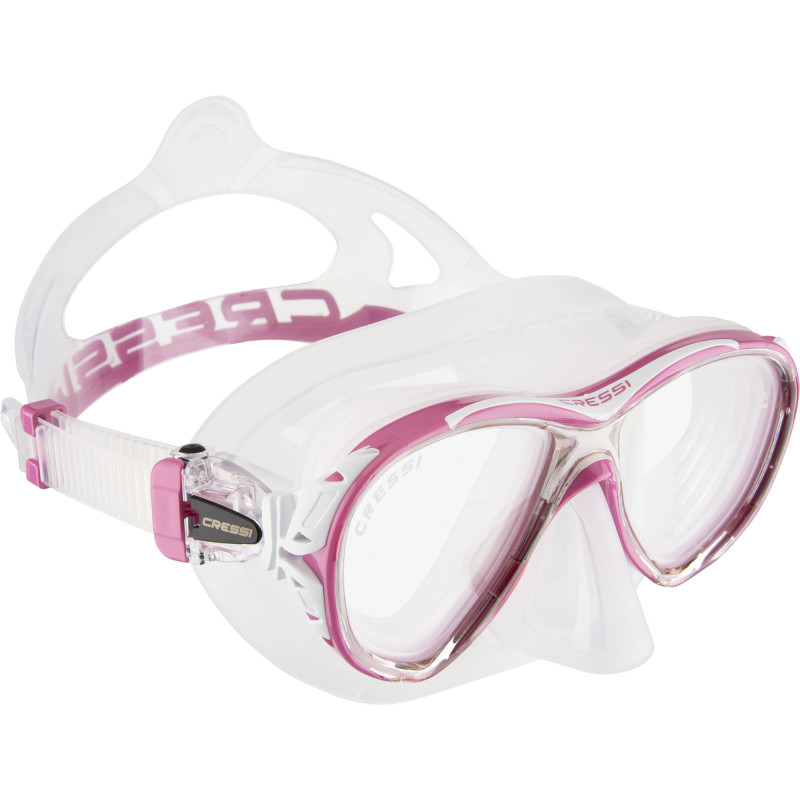 Cressi Naxos Dykkermaske Klar Pink