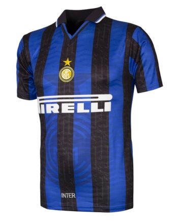 Fc Inter Home Jersey 1997-98 Retro Football Shirt-medium