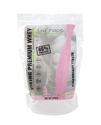 Whey Proteinpulver Med Jordbærsmag  2000