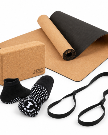 Yoga Startpakke   Kork Med Yogamåtte Og Yogablok